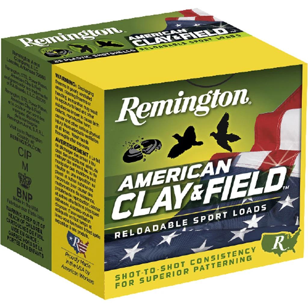 Remington American Clay & Field Loads 12 ga. 2.75 in. 3 Dr. 1 1/8 oz. 8 Shot 250 rd.