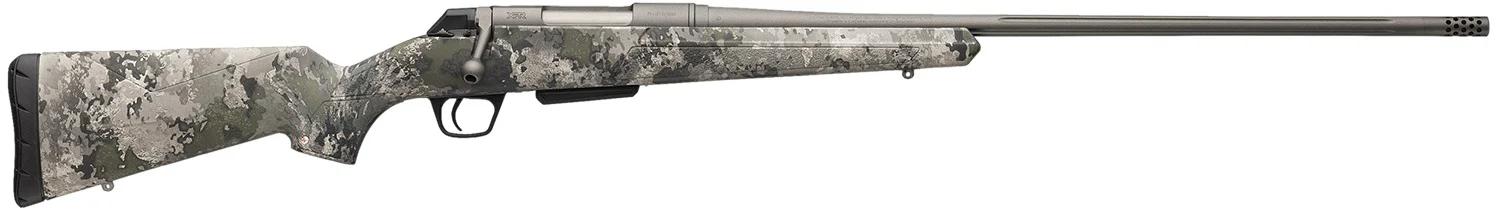 WINCHESTER, Winchester Repeating Arms 535800212 XPR Extreme 243 Win 3+1 22" Tungsten Cerakote Fluted Threaded Barrel & Drilled & Tapped Steel Receiver, 243 WIN