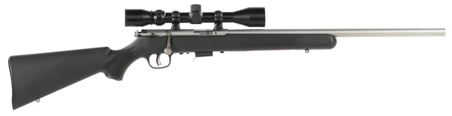 Savage Arms 95200 93 FVSS XP Full Size 22 WMR 5+1 21" Matte Stainless Heavy Barrel
