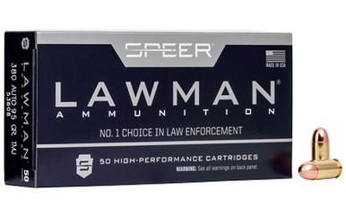 SPEER LAWMAN 380ACP 95GR TMJ 50/1000