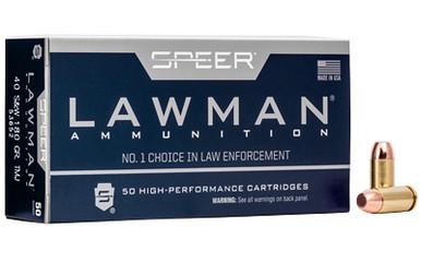 SPEER LAWMAN 40SW 180GR TMJ 50/1000