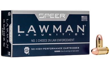 SPEER LAWMAN 45ACP 230GR TMJ 50/1000