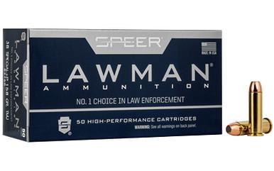 SPEER LAWMAN 38SPL+P 158GR TMJ 50/1000