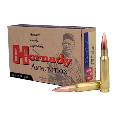 308 WINCHESTER 178GR HOLLOW POINT BOAT TAIL 20/BOX