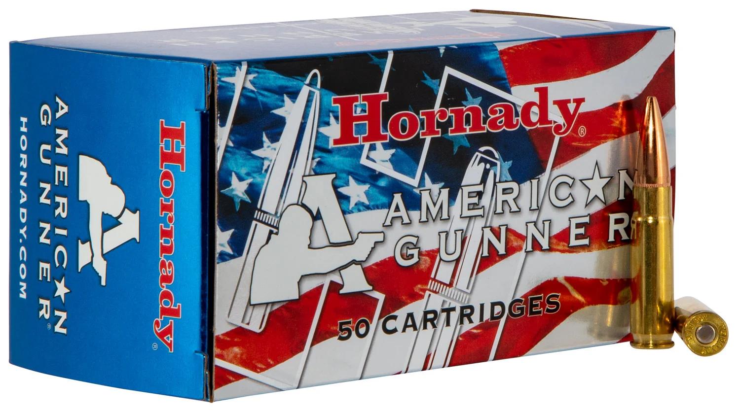 Hornady 80897 American Gunner  300Blackout 125gr Hollow Point 50 Per Box/10 Case