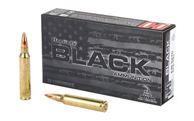 HORNADY BLACK 556NATO 62GR FMJ 20/200