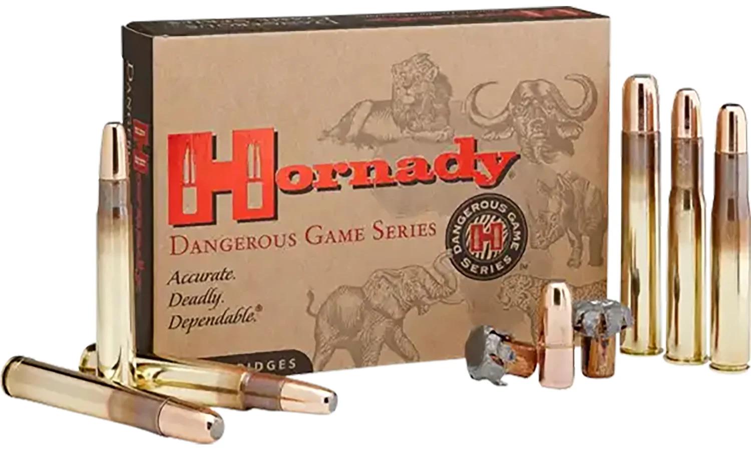 Hornady 82661 Dangerous Game  416Rigby 400gr DGX Bonded 20 Per Box/6 Case