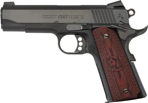 COLT LIGHTWEIGHT COMMANDER 9MM - 4.25" 8RD ANODIZE BLUED