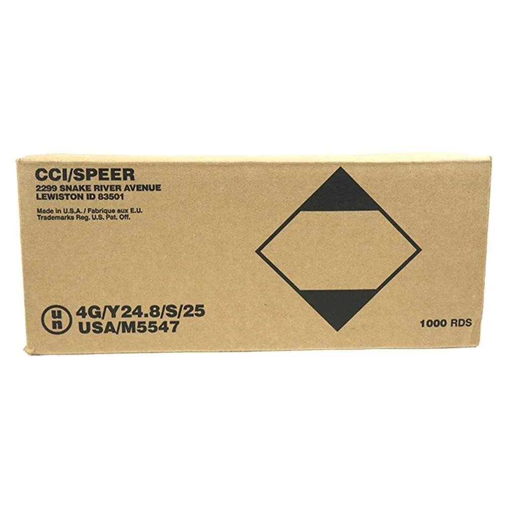 CCI Blazer Brass Handgun Ammunition .40 S&W 165 gr FMJ 1050 fps 1000/ct Case