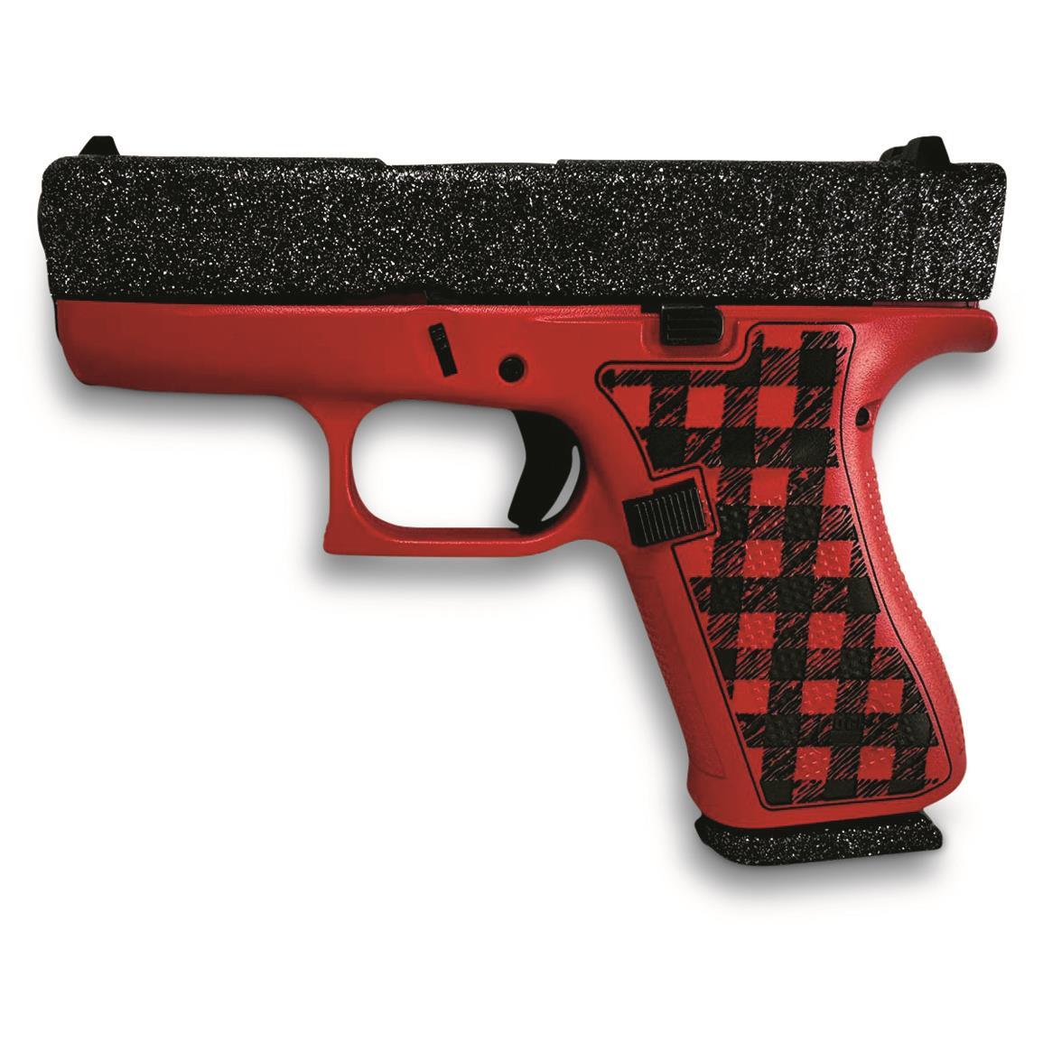 Glock 43X Glitter Gunz Semi-auto 9mm 3.6" Barrel Glitter and Cerakote 10+1 Rounds