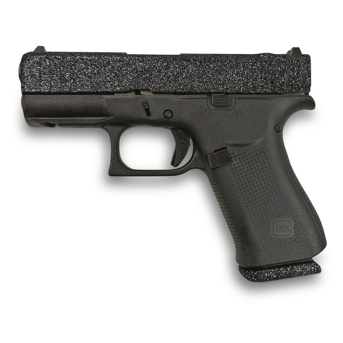 Glock Glitter Gunz 43X MOS Semi-automatic 9mm 3.41" Barrel Glitter Black 10+1 Rounds