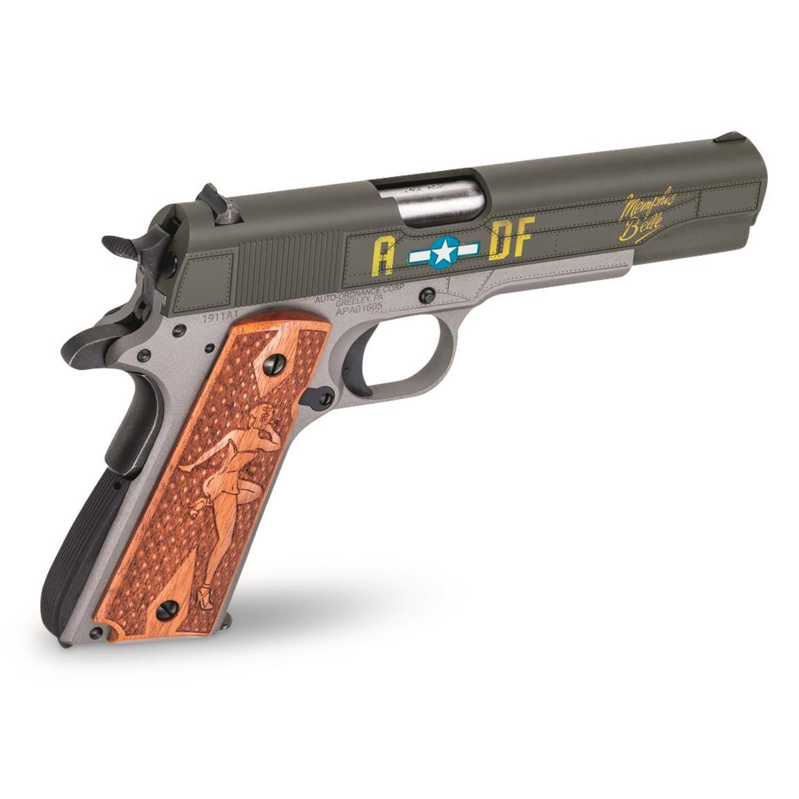 Auto-Ordnance 1911 Memphis Belle .45 ACP 5" barrel 7 Rounds Blemished