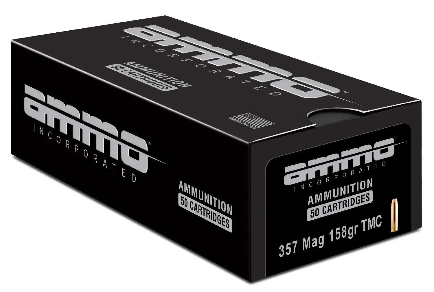 AMMO INC 357MAG 158G TMC 50RD BX 1000RD CSE