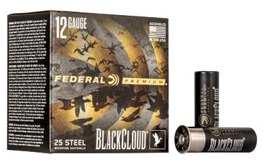 FEDERAL BLK CLOUD 12GA 3 BB 25/250