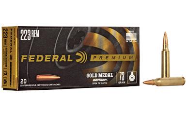 FEDERAL GOLD MDL 223REM 73GR BERGER 20