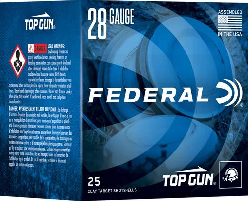 FEDERAL TOP GUN 28GA 2.75" 3/4 - OZ #8 1330FPS 250RD CASE LOT