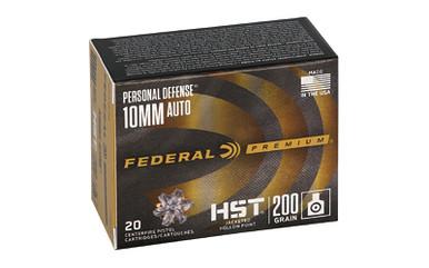 FEDERAL PD HST 10MM 200GR JHP 20/200