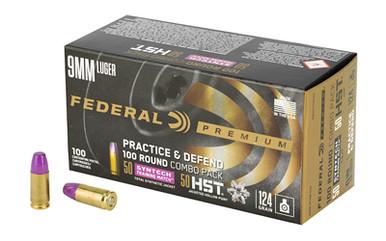 FEDERAL PRCTC & DFND 9MM HST/SYN 124GR