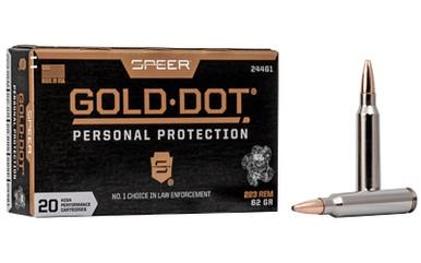 SPEER GOLD DOT 223 REM 62GR HP 20/200