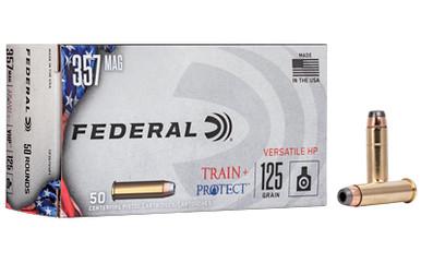 FEDERAL TRAIN/PROTCT 357MAG 125GR VHP 50