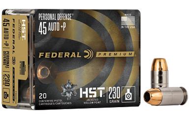 FEDERAL PRM HST 45ACP+P 230GR JHP 20/200