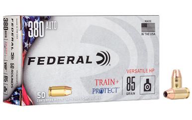 FEDERAL TRAIN/PROTCT 380ACP 85GR VHP 50