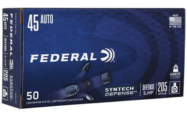 FEDERAL SYN DEF 45AUTO 205GR SJHP 50/500