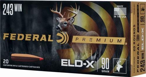 FEDERAL 243 WIN 90GR ELDX - 20RD 10BX/CS