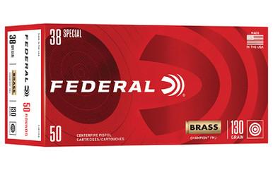 FEDERAL CHAMP 38SPL 130GR FMJ 50/1000