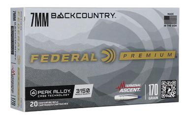 FEDERAL TERM ASCENT 7MM BC 170GR 20/200