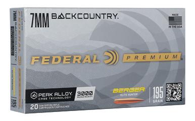 FEDERAL GLD MDL BERG 7MM BC 195GR 20/200