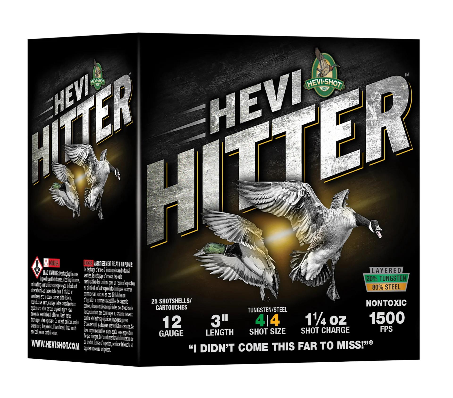 HEVI-SHOT HEVI-HITTER 12GA 3IN 1-1/4OZ BB TUNGSTEN/STEEL 25 RD/BX 10 BX/CS