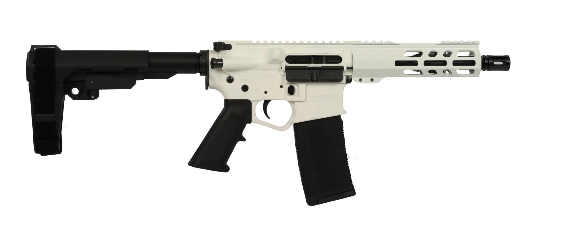 WISE ARMS WA-15B 5.56MM WHT 7.5" SBA3