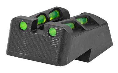 HI-VIZ, HIVIZ LTWV REAR SA 1911 GRN/RD/BLK