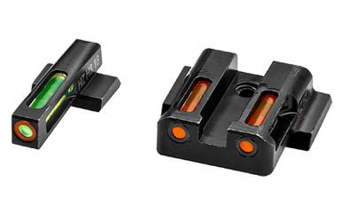 HI-VIZ, HIVIZ H3 NS M&P SHIELD G/O OR