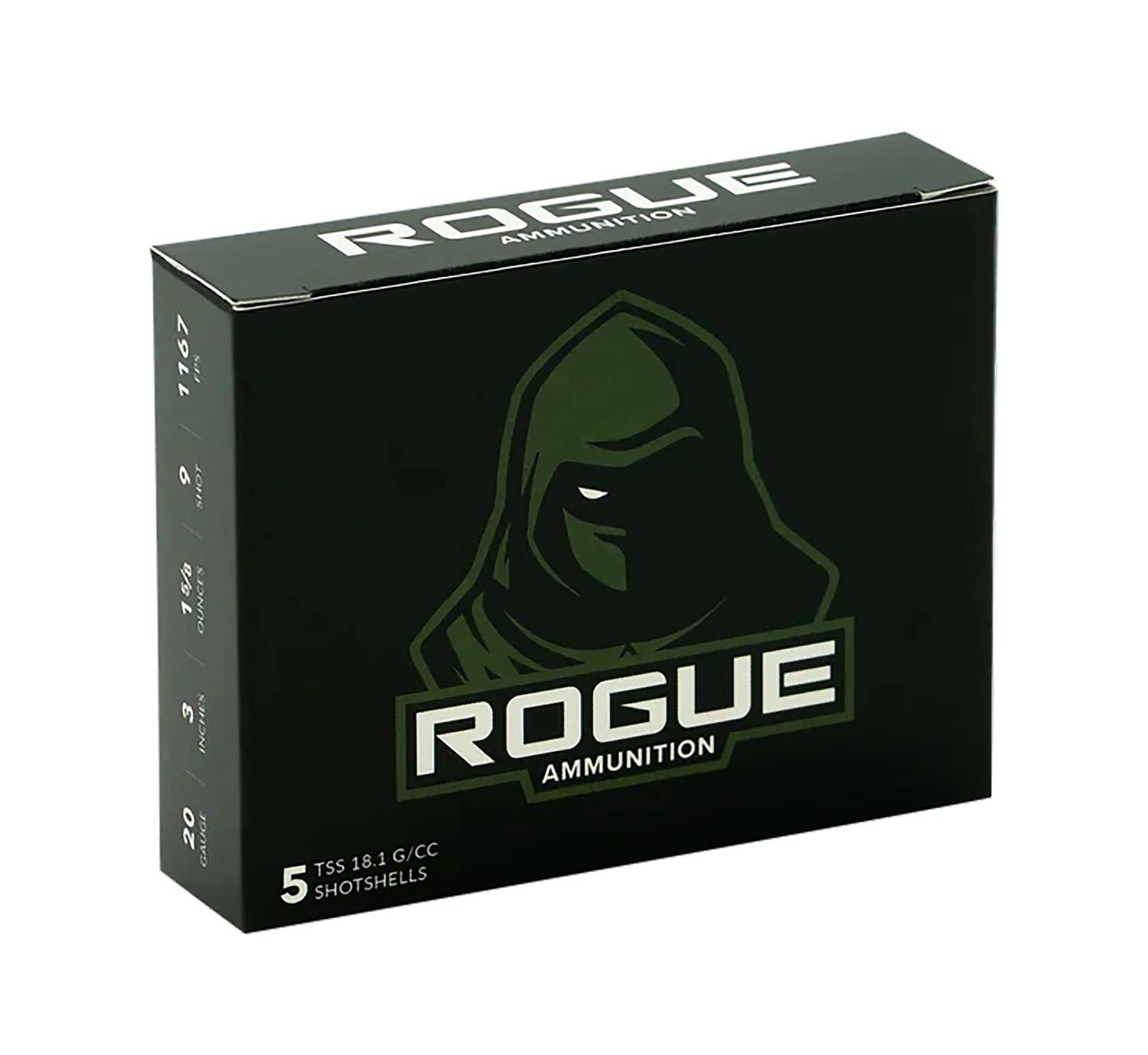 Rogue Ammunition RA-TSS-20-3-158-9 Rogue  20Gauge 3" 1 5/8oz 9Shot 5 Per Box/20 Case