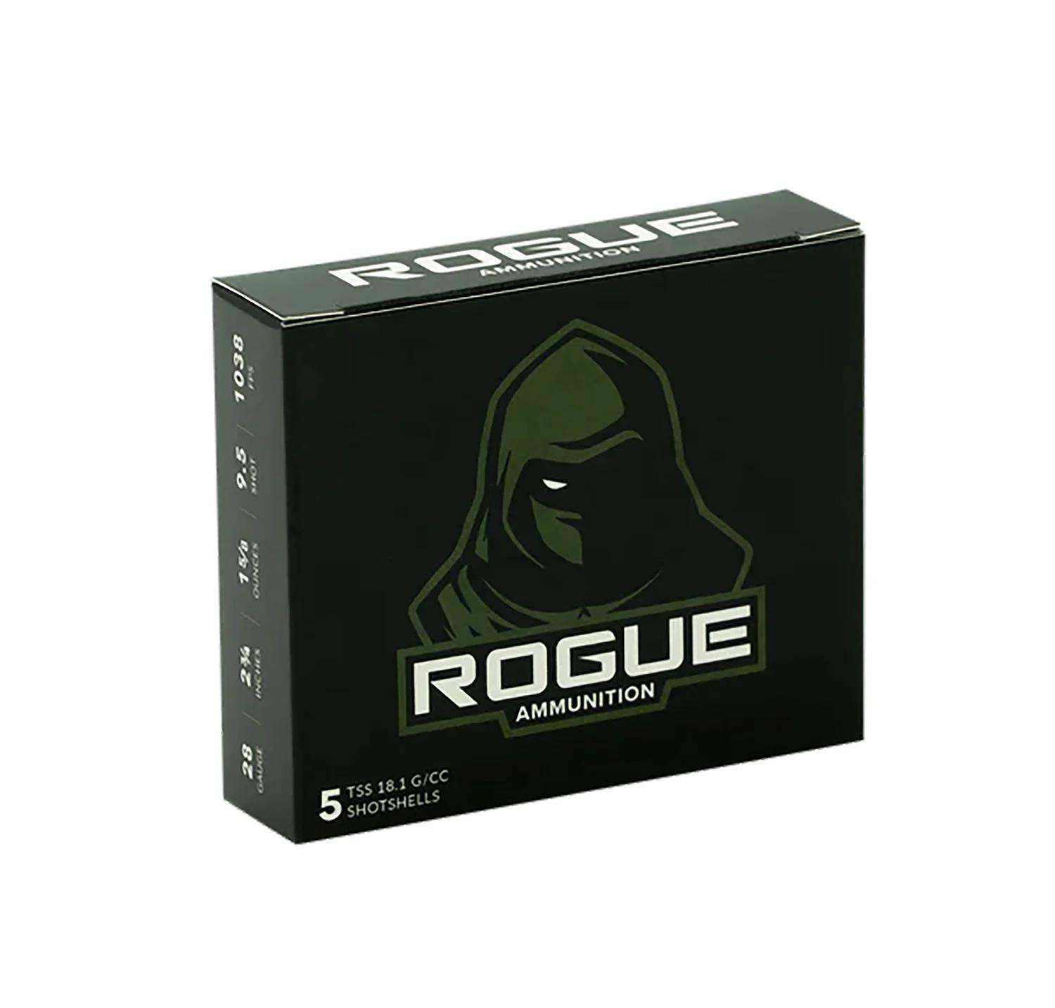 Rogue Ammunition RA-TSS-28-234-158-9. Rogue  28Gauge 2.75" 1 5/8oz 9.5Shot 5 Per Box/20 Case