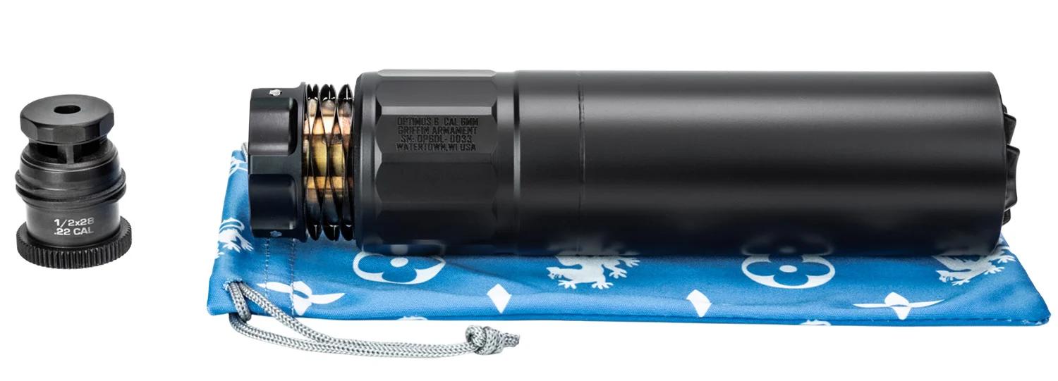 Griffin Armament GAOP6DL-W Dual-Lok Optimus 6 6mm Fits 6.68" Long 17-4 Stainless Steel Cerakote Black