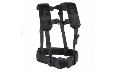 BLACKHAWK, BLACKHAWK LOADBEARING SUSPENDERS/HRNS BLK
