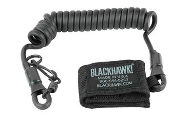 BLACKHAWK TACT PSTL LANYARD/SWIVEL BLK
