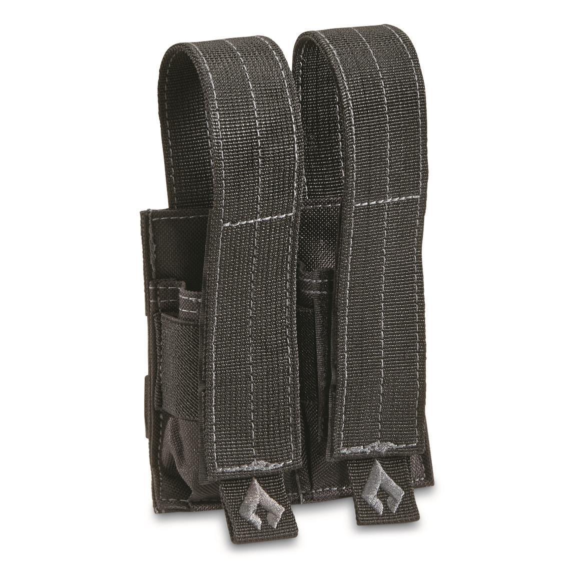 Advanced Warrior Solutions Universal Double Handgun Magazine Pouch
