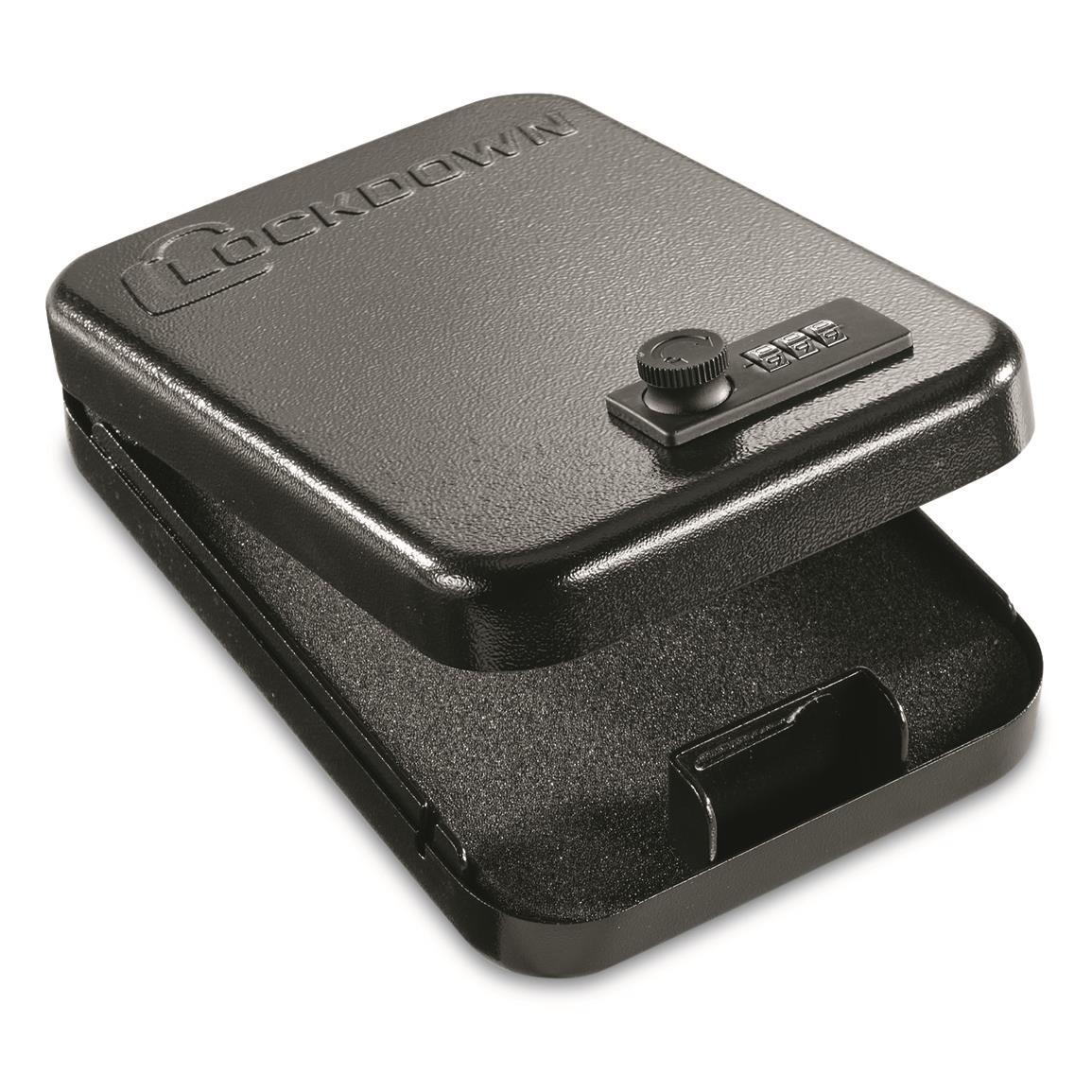Lockdown Compact Steel Handgun Safe with Combination Lock