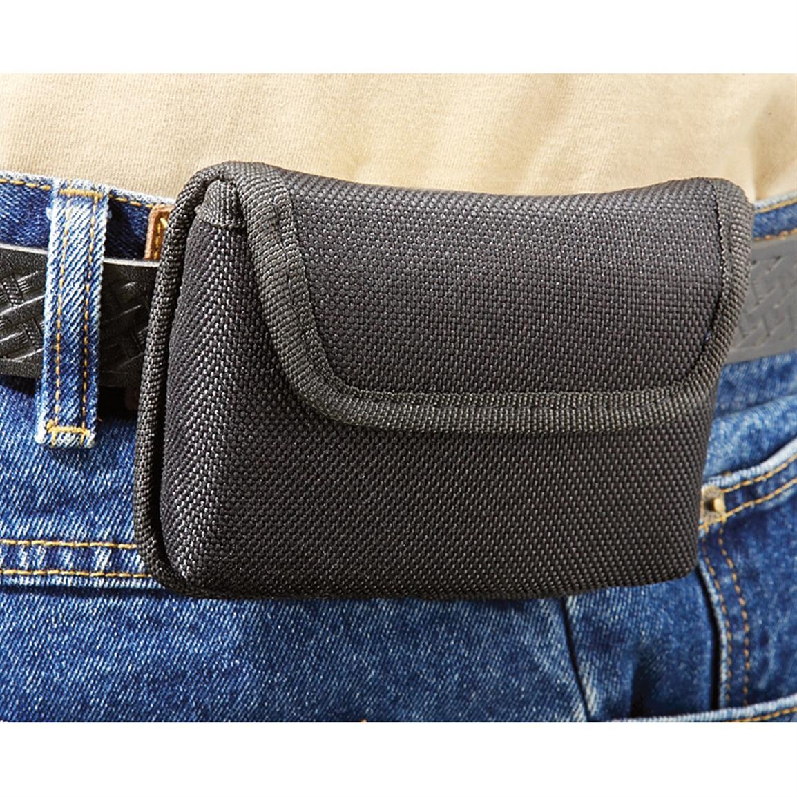 Bulldog Ambi Cell Phone Nylon Gun Holster Belt Loop & Clip Sub Compact Semi-Automatic/Derringer