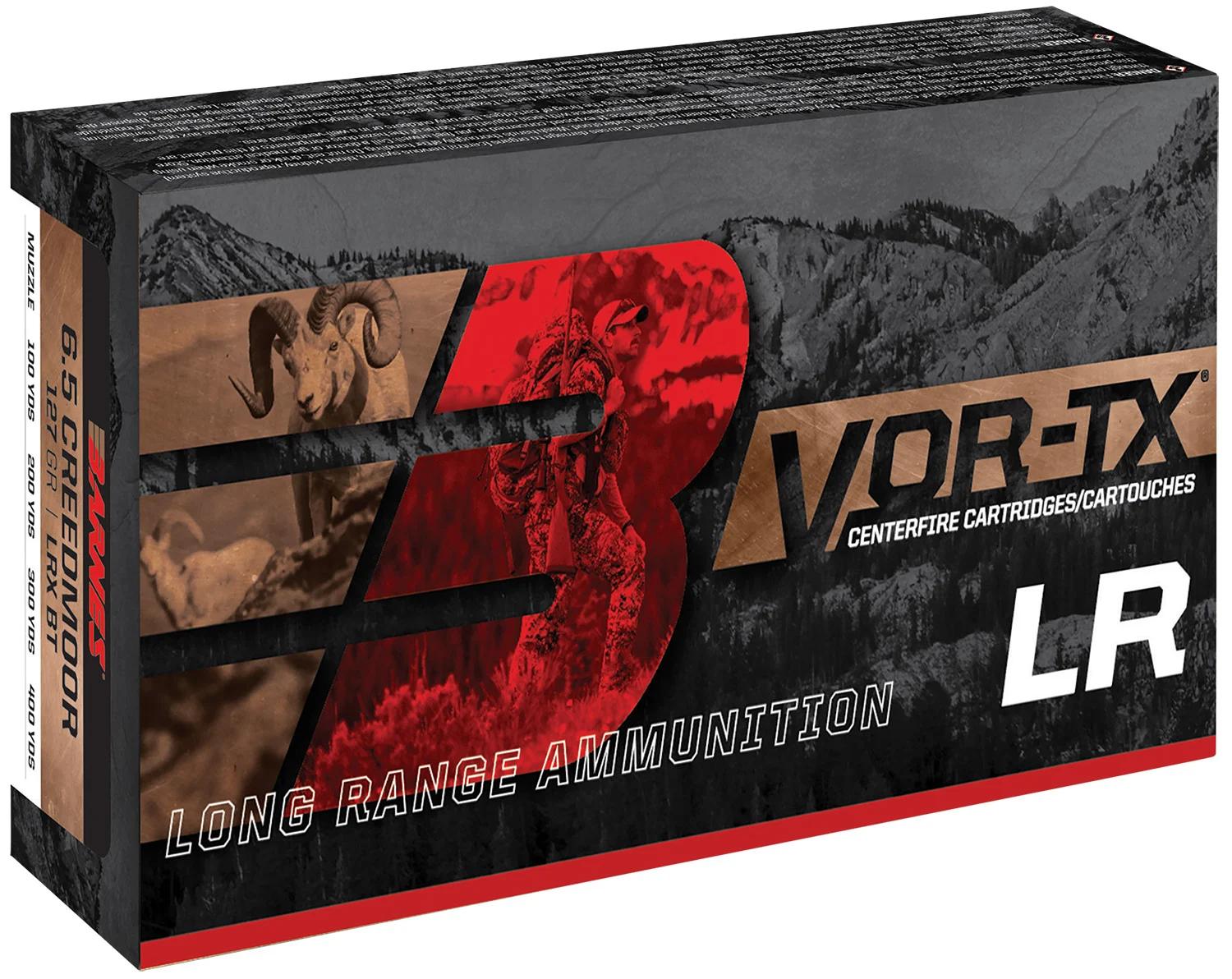 Barnes Bullets 29011 VOR-TX Long Range 300RUM 190gr LRX Boat Tail 20 Per Box/10 Case