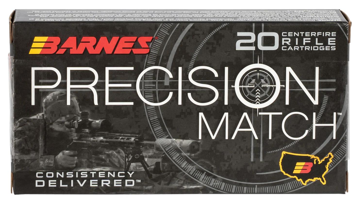 Barnes Bullets 30814 Precision Match  6mmCreedmoor 112gr Open Tip Match Boat Tail 20 Per Box/10 Case
