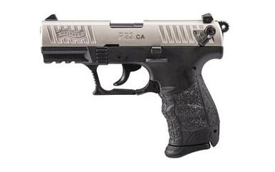 WALTHER P22 22LR 3.4 10RD NICKEL CA