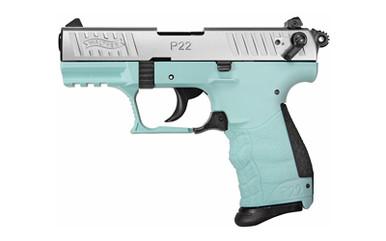 WALTHER P22Q 22LR 3.42 10RD ANGEL BLUE