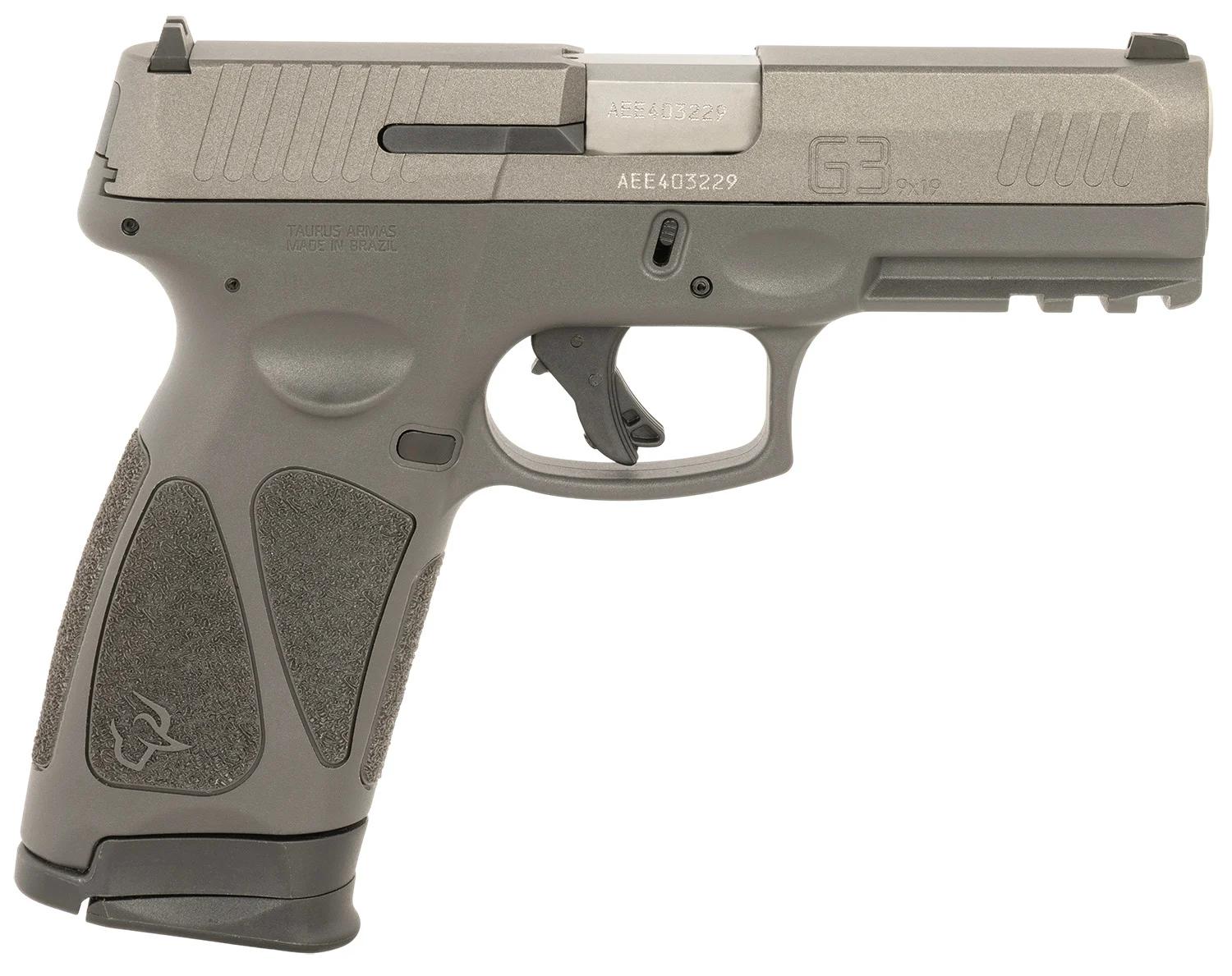 Taurus 1-G3B94CG G3  Full Size Frame 9mm Luger 17+1 4" Stainless Stainless Steel Barrel