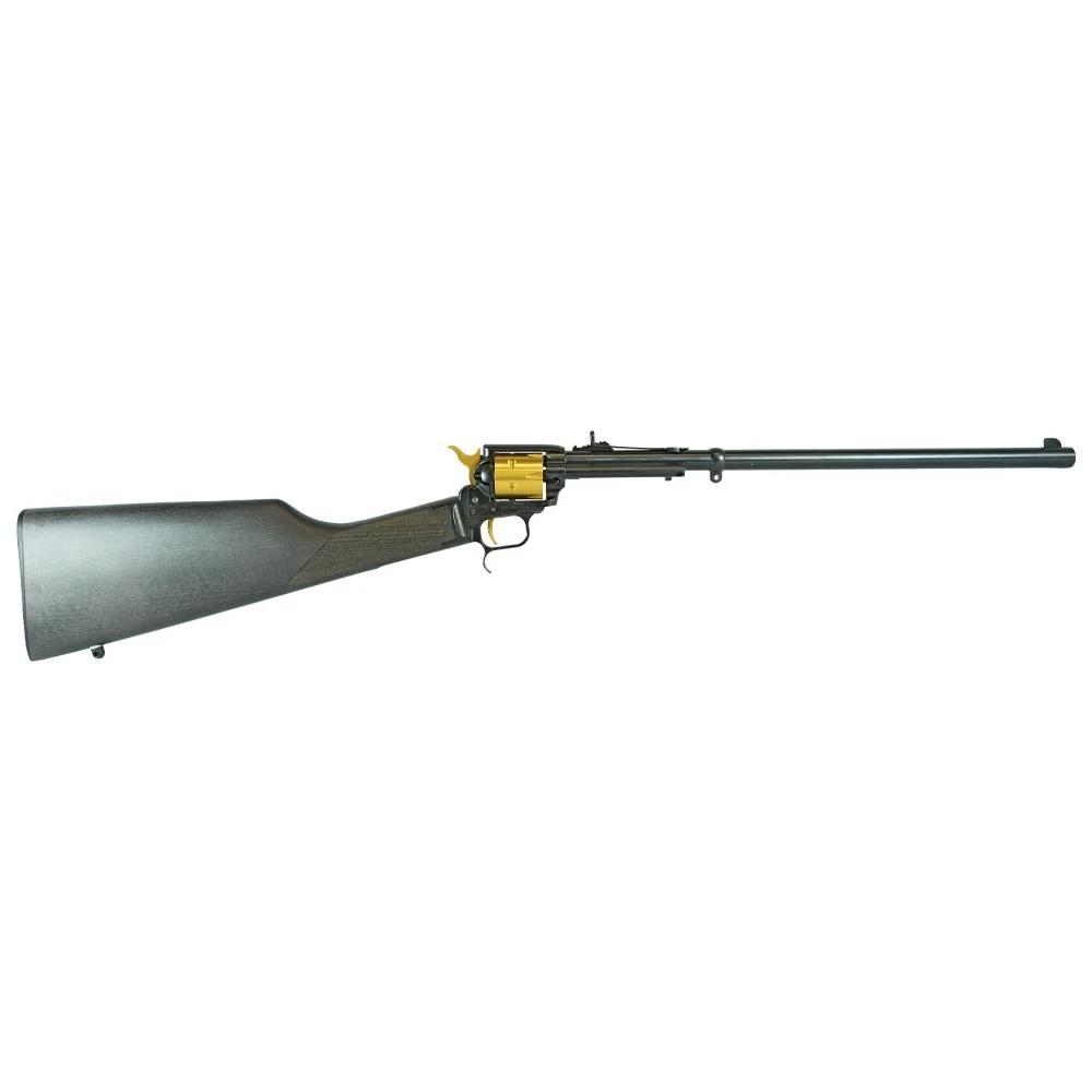 Heritage Rancher Black and Gold Carbine .22 LR 6rd Capacity 16" Barrel Wood Stock