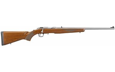 RUGER, RUGER AM RIM 17 HMR 22 9RD WALNUT, 17 HMR